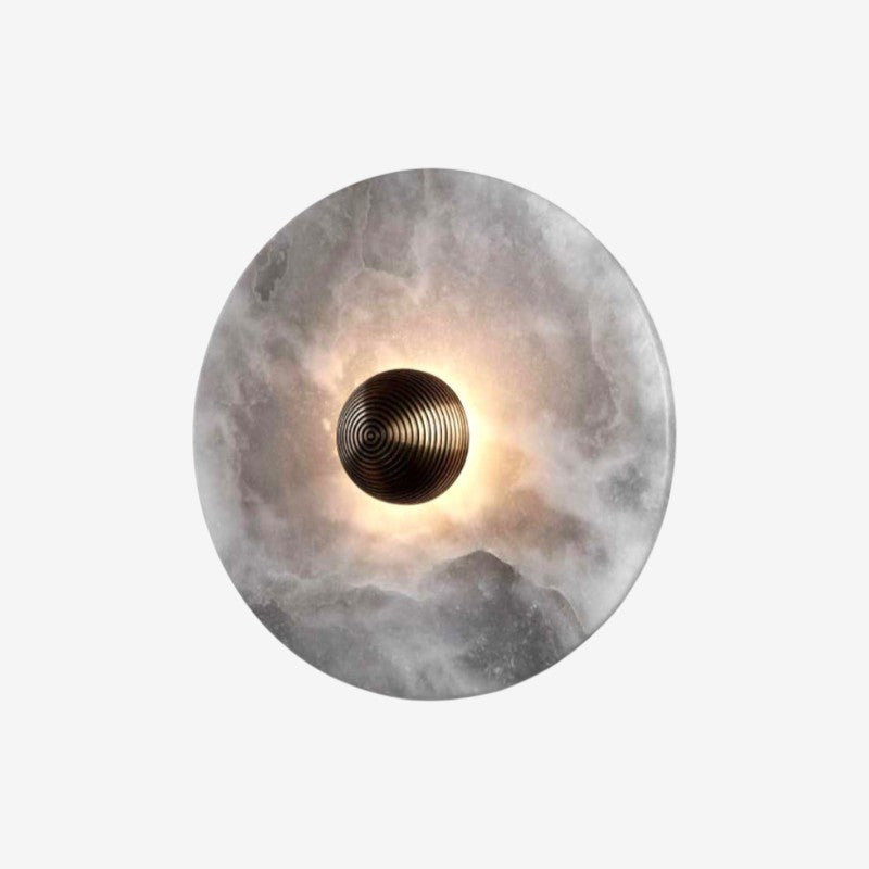 GlowCircle - Væghængt LED lampe med Rundt Design