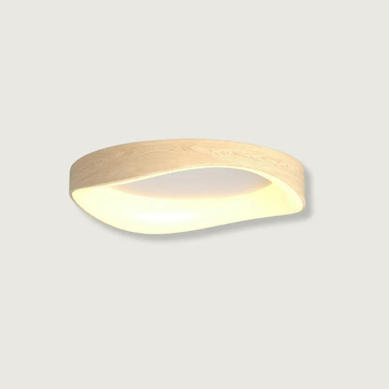 GlowTimber - Træloftslampe med blød LED-belysning til elegant interiør