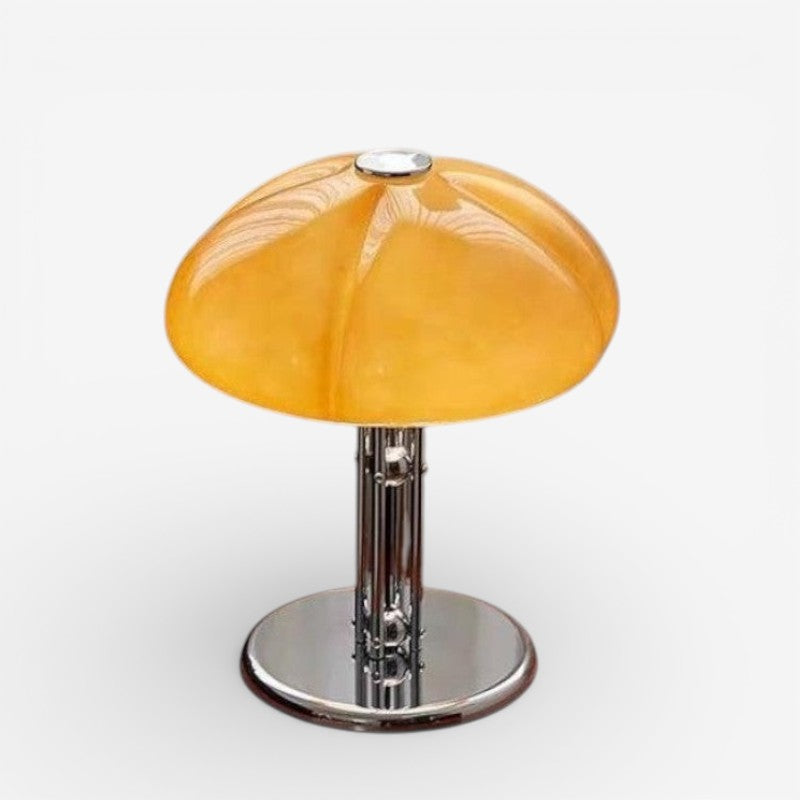 GlowGourd – LED Bordlampe med Græskar inspireret Design