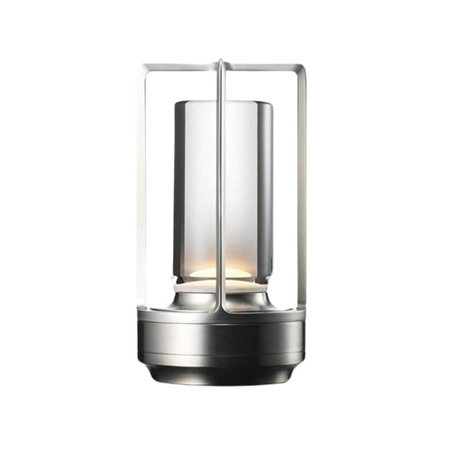 RetroGlow - Trådløs LED Skrivebordslampe med Vintage Charm