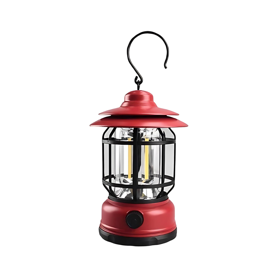 RetroFlame - Vintage LED lanterne til udendørs eventyr
