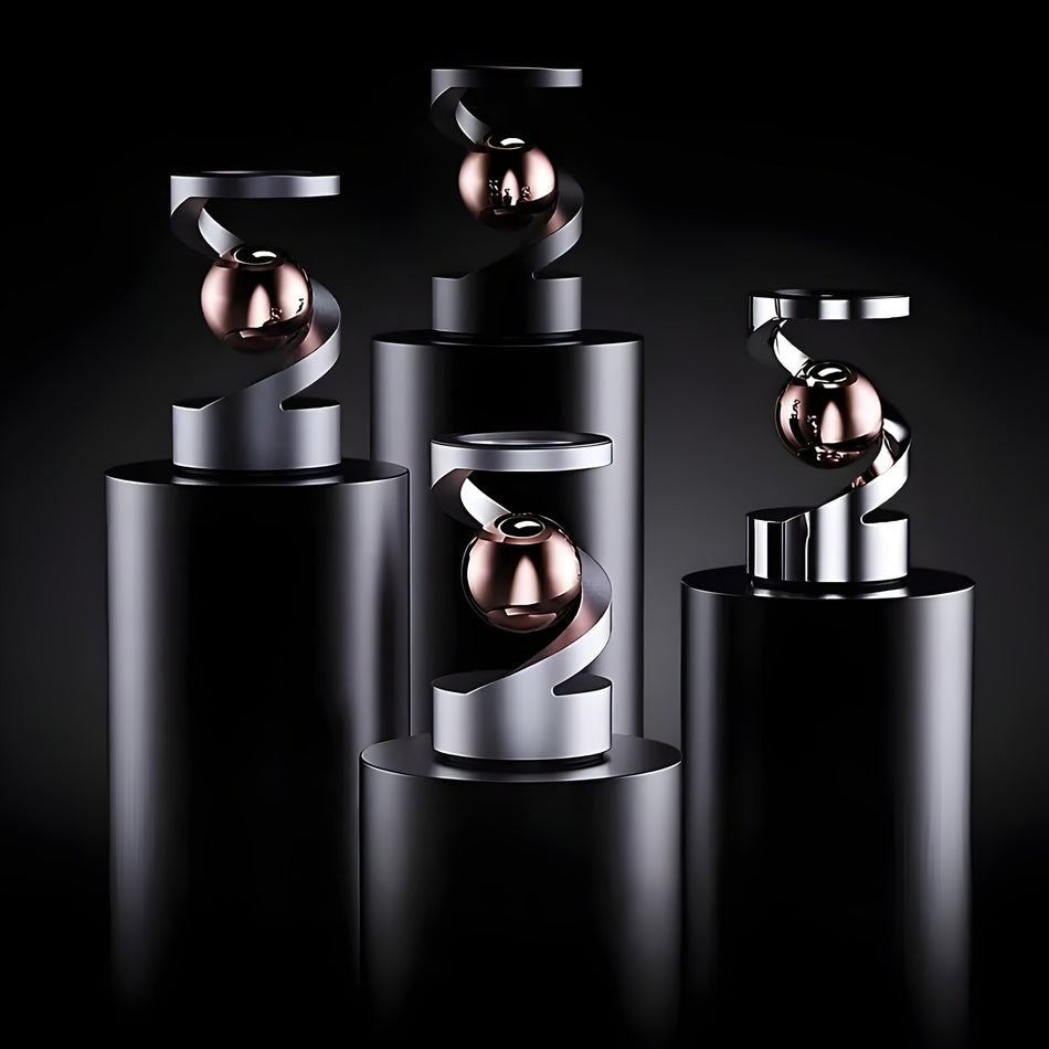 FidgetOrbit – Flydende gyroskop-skrivebordslegetøj til afslapning og moderne indretning