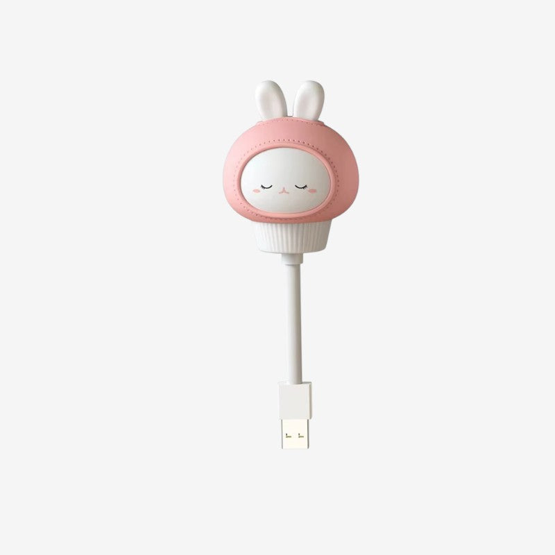 FunGlow - USB LED Lampe med Fjernbetjening og Tegneserieform