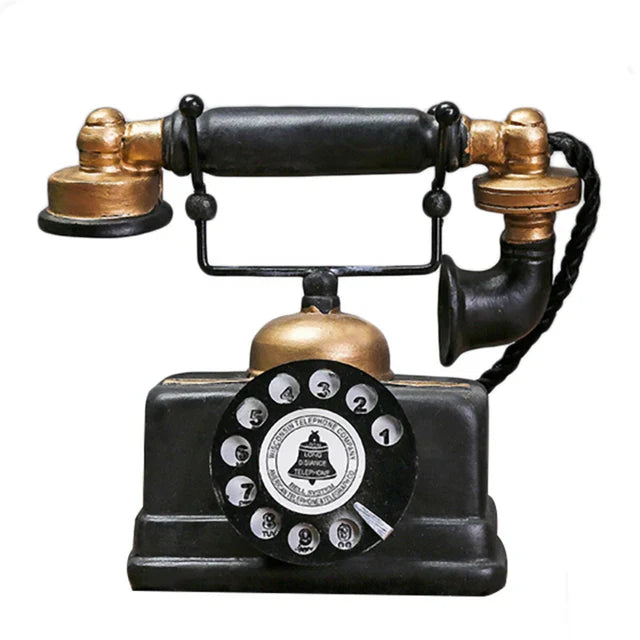 RetroTech - Antik telefonindretning til elegant vintage accent til ethvert rum