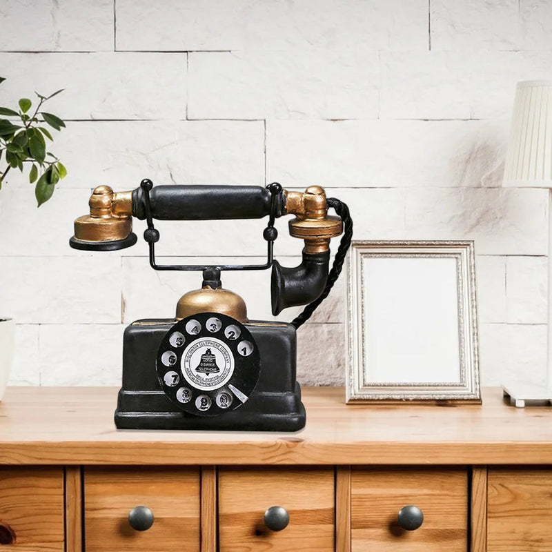 RetroTech - Antik telefonindretning til elegant vintage accent til ethvert rum
