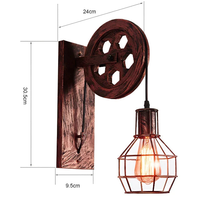 IndustrialGlow - Moderne LED-væglampe med energieffektivt design
