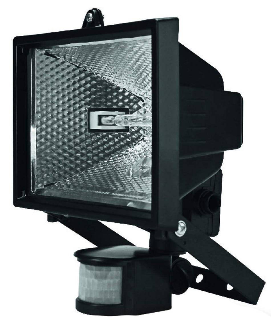 SecureGlow – 400W udendørs halogenprojektør med bevægelsessensor