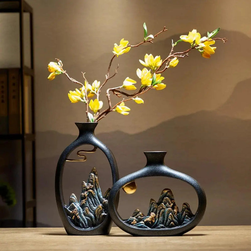 SereniGlow - Elegant dekorativ vase til at skabe en rolig atmosfære i dit hjem