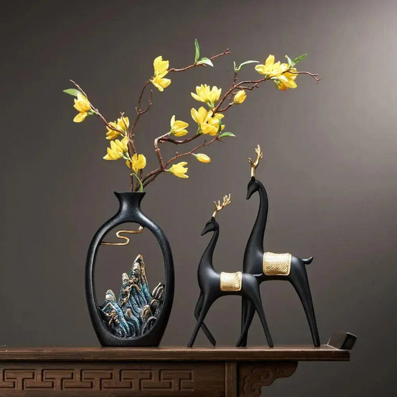 SereniGlow - Elegant dekorativ vase til at skabe en rolig atmosfære i dit hjem