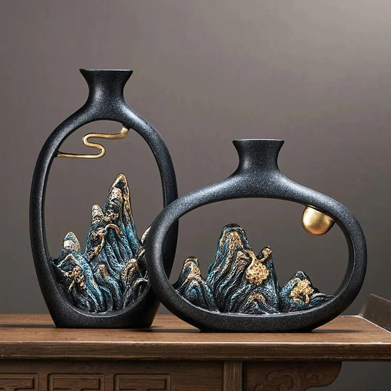 SereniGlow - Elegant dekorativ vase til at skabe en rolig atmosfære i dit hjem
