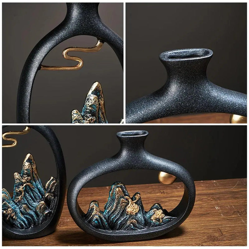 SereniGlow - Elegant dekorativ vase til at skabe en rolig atmosfære i dit hjem
