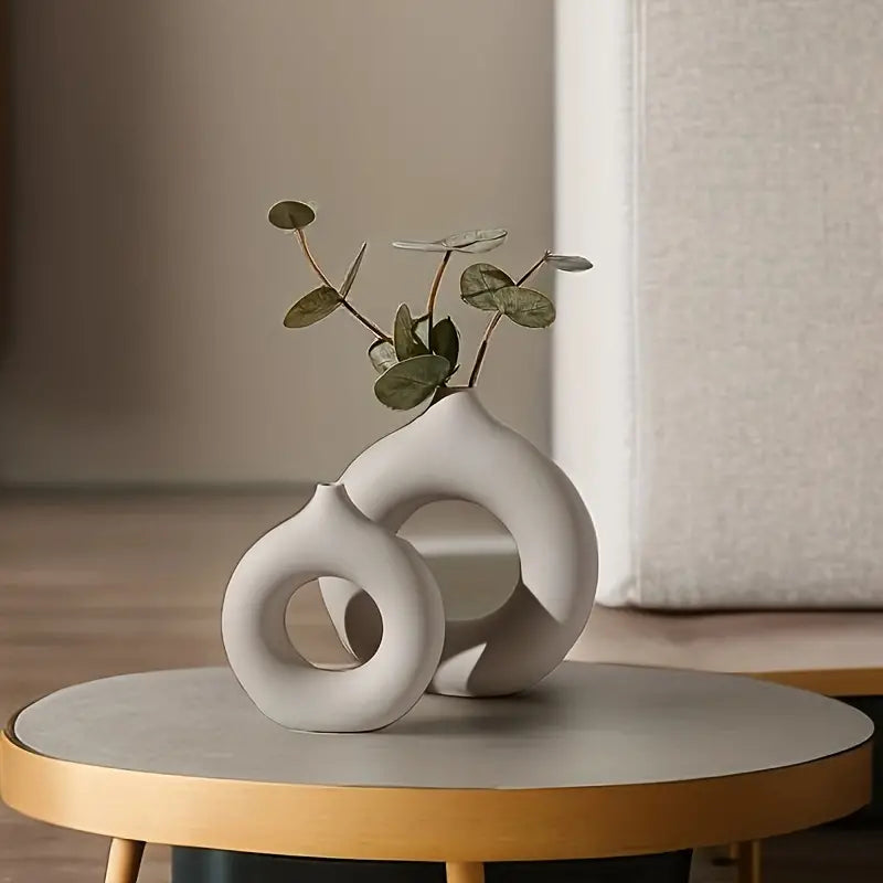 AuraDonut - Sofistikeret vase med unikt donutdesign