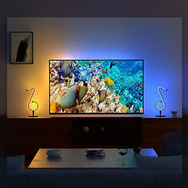 LumiTune - Musikalske RGB LED-bordlamper med fjernbetjening