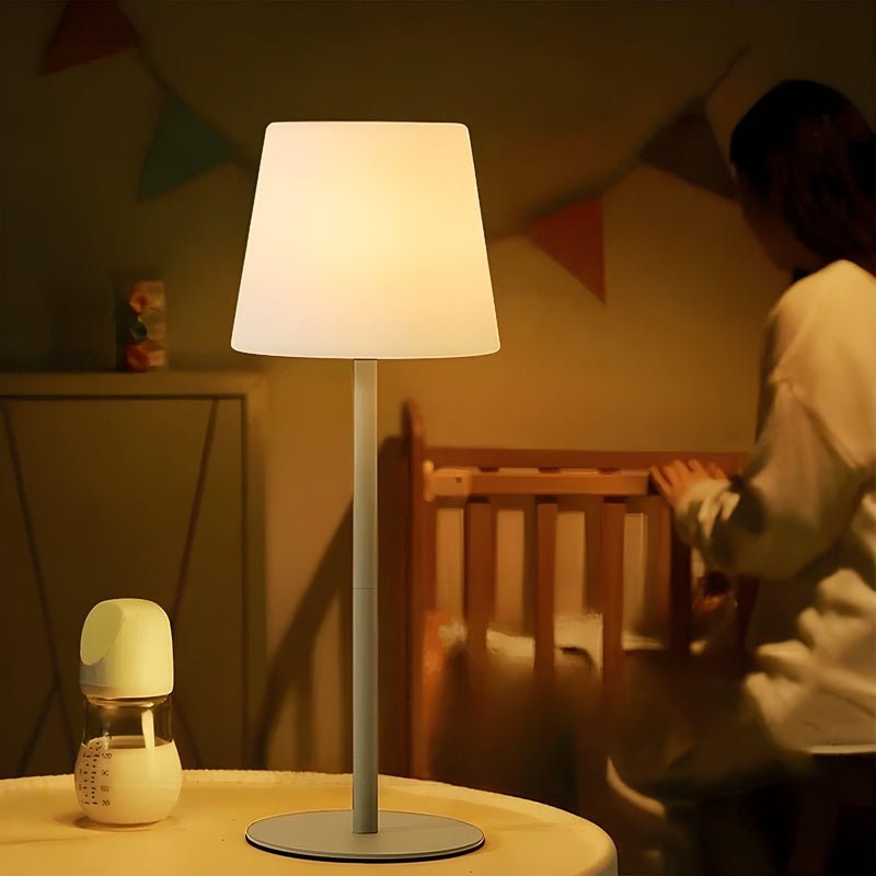 LuxeAura - Stilfuld genopladelig ledningsfri lampe med justerbar varm belysning