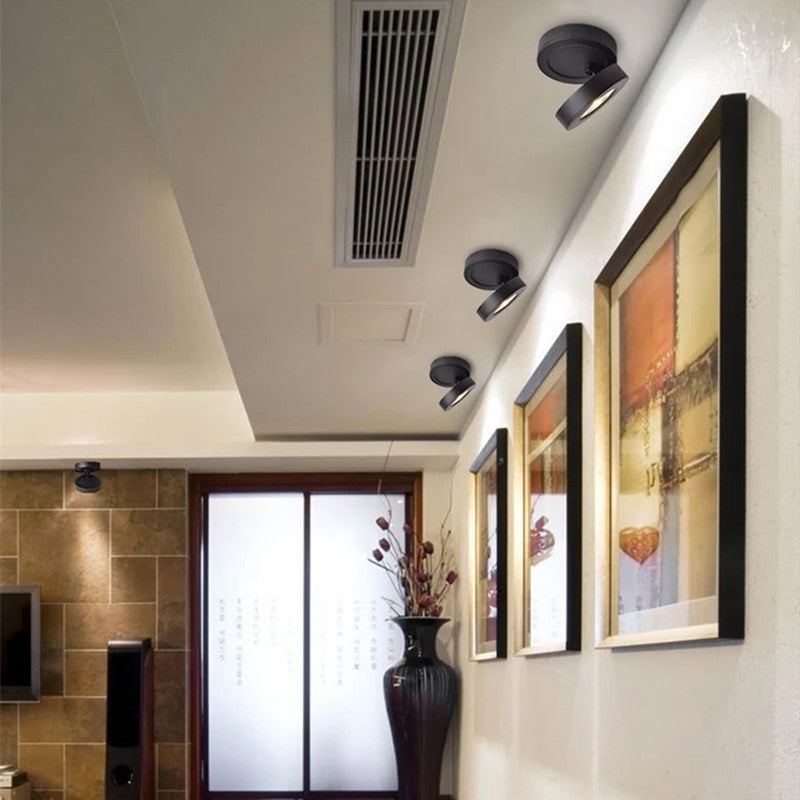 LumoBeam - Minimalistisk LED-loftspotlight med elegant rundt design