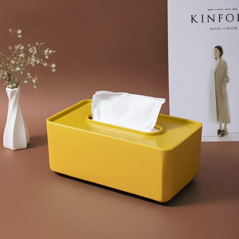 VividBox - Moderne rektangulær papirlommetørklædeæske til et stilfuldt touch i dit hjem