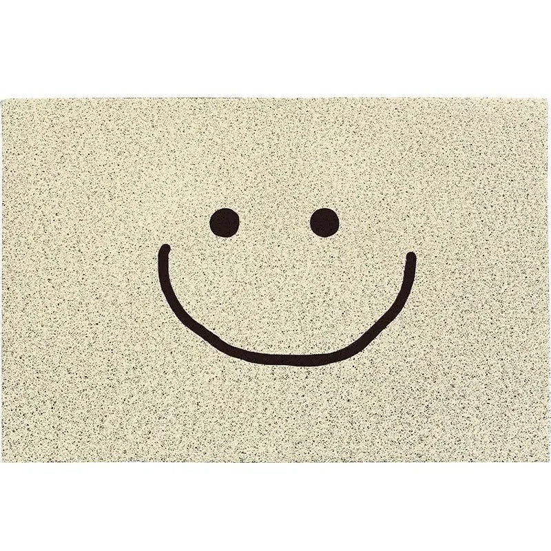 CheekyMat - Moderne dørmåtte med smiley design og skridsikker overflade