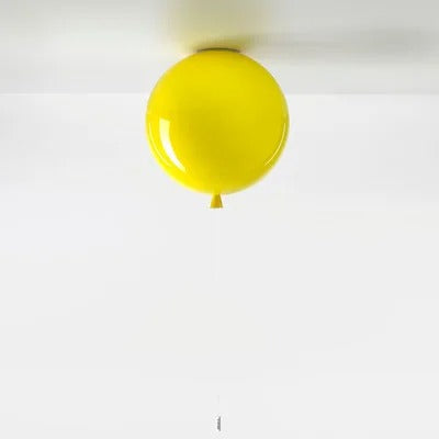 LumoBalloon – Ballonformet loftslampe med legende, moderne silhuet