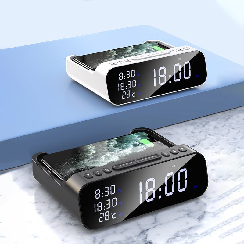 SmartTime – Digitalt Vækkeur med Stor Skærm og Trådløs Opladning