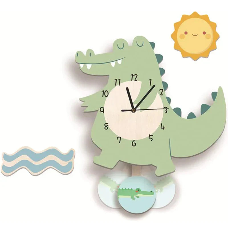 ZooTime – Adorable Animal Design Clock with Pendulum