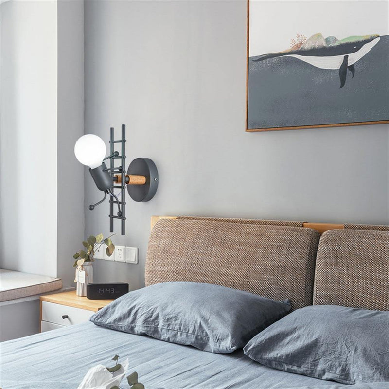 JoyHalo – Moderne LED-væglampe med legende figur til livlige interiører