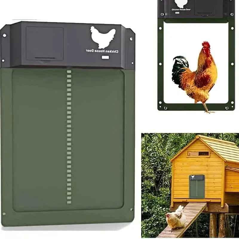 FarmGuard – Automatisk hønsegårdslåge for nem adgang til kylling og sikkerhed