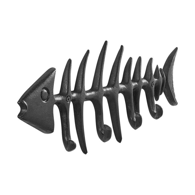 AquaHook – Dekorativ fiskeskelet-vægkrog til hjemmeorganisation