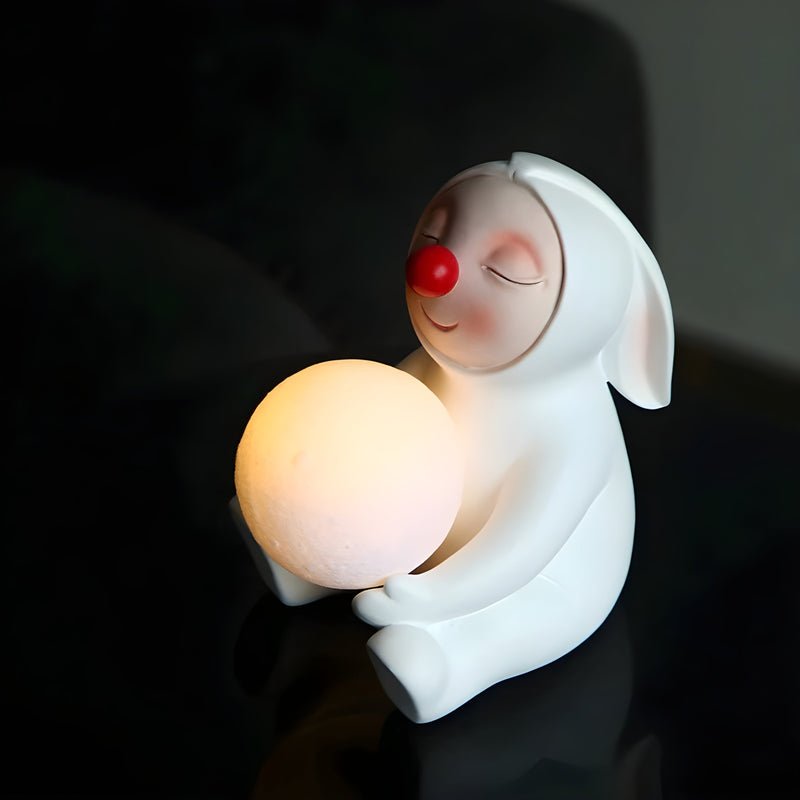 GlowRabbit – USB-opladelig kaninlampe med blødt LED-lys for en magisk stemning