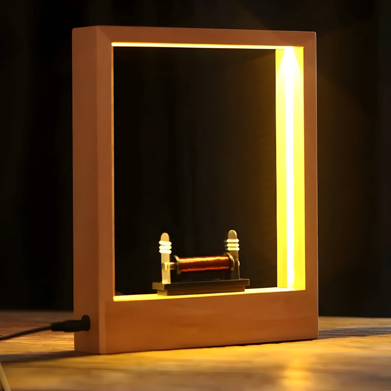 MagicDrift - Svævende fjerlampe med 3D-illusion og blødt LED-lys