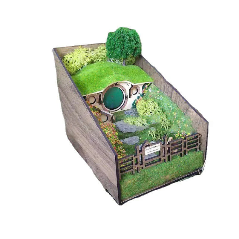 BookCharm – Håndlavede dekorative bogstøtter med mikrolandskabsdesign til bogreoldekoration