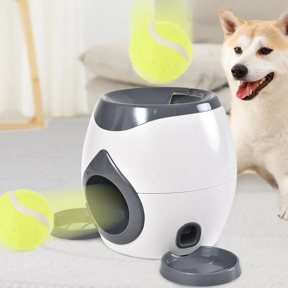 TreatLauncher – Interaktivt hundelegetøj, der kaster bolde og giver godbidder for sjov leg