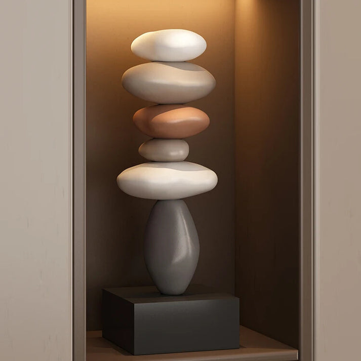 StoneSerene – Moderne stablet stenskulptur til moderne hjem