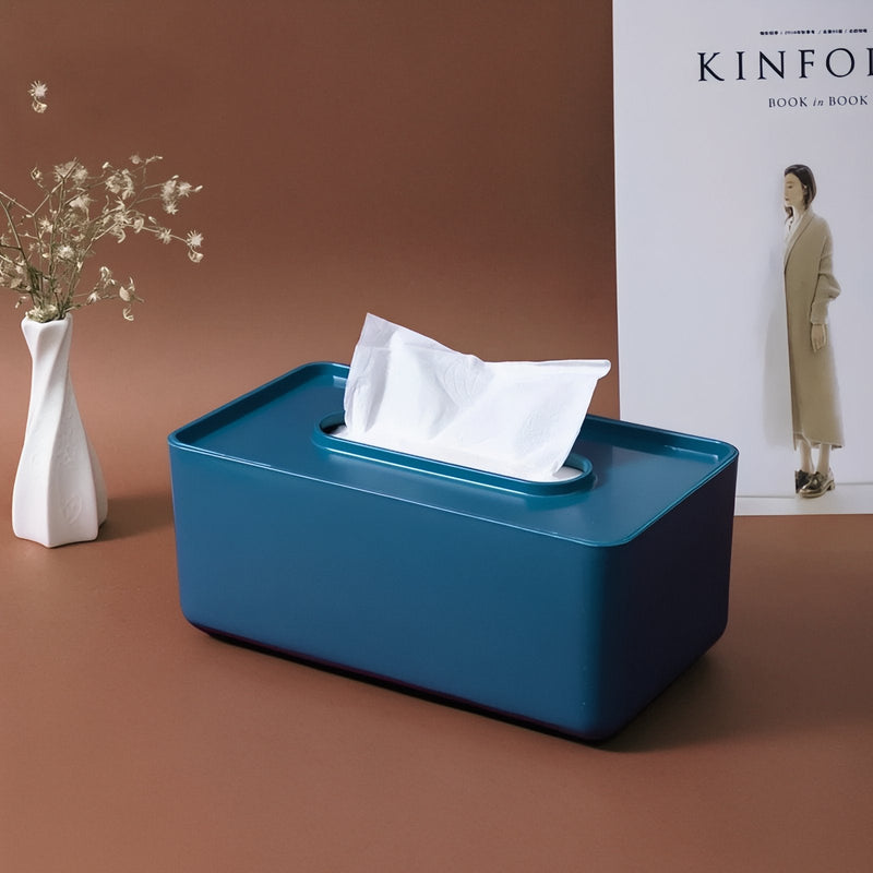 VividBox - Moderne rektangulær papirlommetørklædeæske til et stilfuldt touch i dit hjem