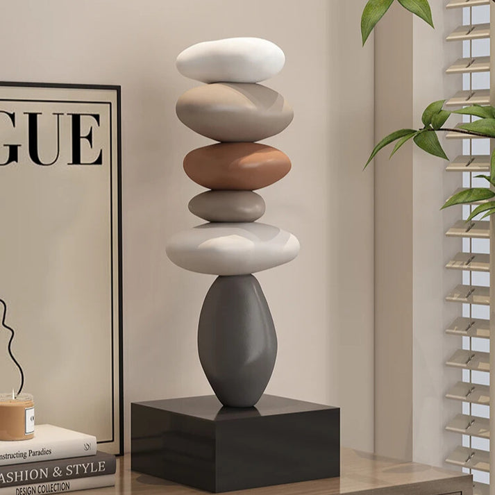 StoneSerene – Moderne stablet stenskulptur til moderne hjem