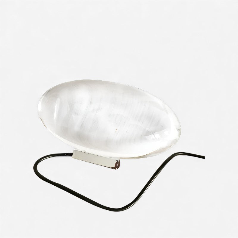 GlowOval – Kreativ LED Bordlampe med Æggeformet Design