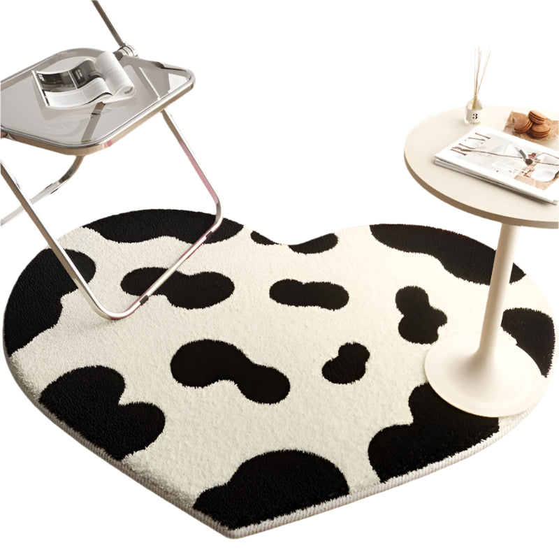 CozyPlay – Komfort plys Gulvtæppe til ethvert rum med Heart Shape