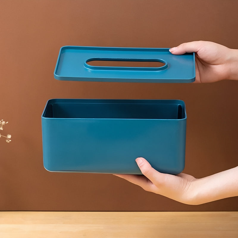 VividBox - Moderne rektangulær papirlommetørklædeæske til et stilfuldt touch i dit hjem