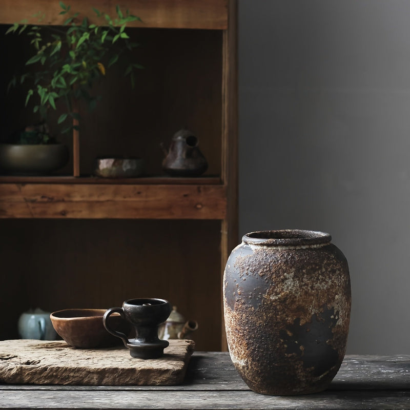FruitBranch – Kunstnerisk dekorativ vase med tekstureret finish og frugtinspirerede stilke