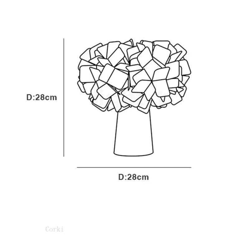 ClarityBeam – Moderne LED-bordlampe med dæmpbar touch-betjening