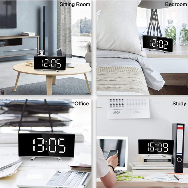 NeonTic - Moderne LED-ur med ultraklart display og smart alarmfunktion