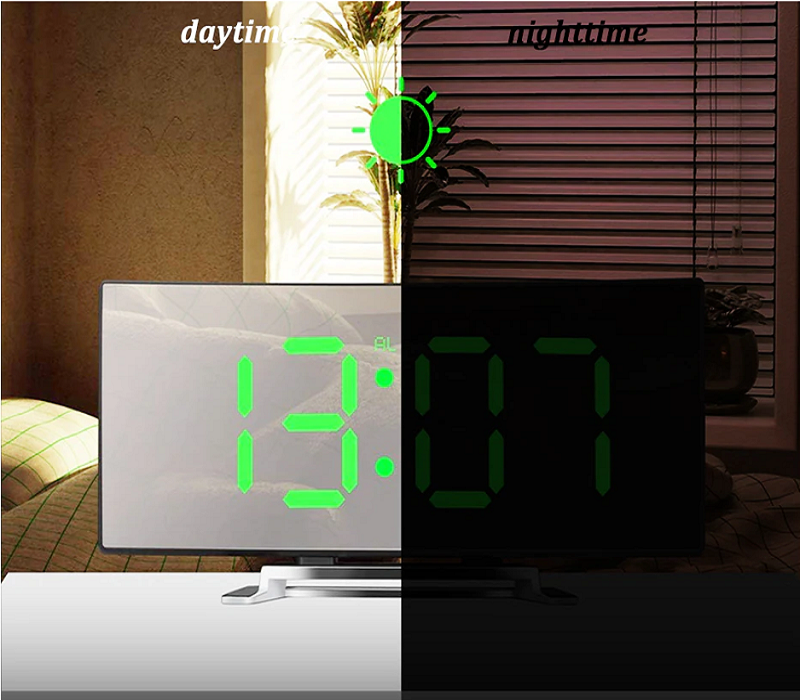 NeonTic - Moderne LED-ur med ultraklart display og smart alarmfunktion