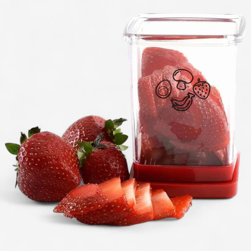 SharpChef – Kompakt Skærer til Grøntsager, Frugt og Æg med Skarpe Klinger