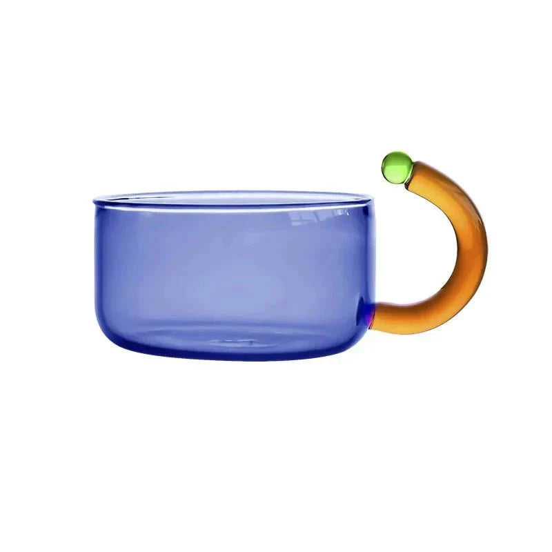 TeaLuxe – Gennemsigtig Glas Tekande og Krus Sæt til Elegante Te Øjeblikke
