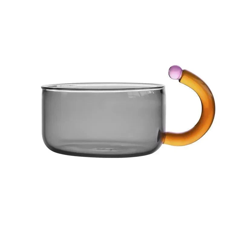 TeaLuxe – Gennemsigtig Glas Tekande og Krus Sæt til Elegante Te Øjeblikke