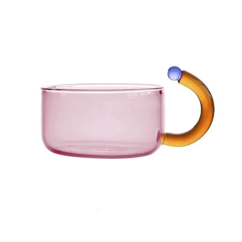 TeaLuxe – Gennemsigtig Glas Tekande og Krus Sæt til Elegante Te Øjeblikke