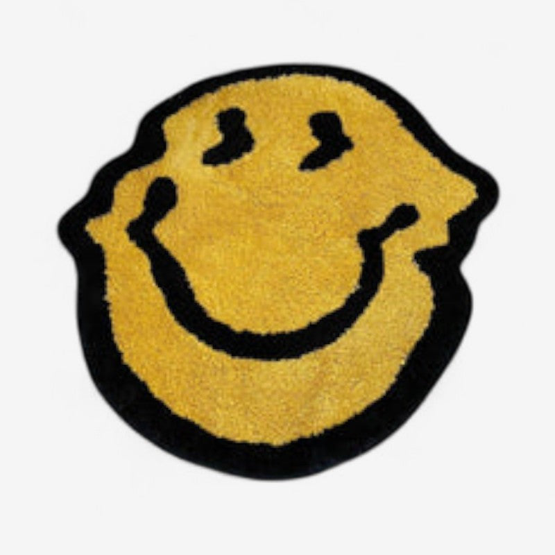 GleamCarpet - Dekorativt tæppe med smilende design til boligindretning