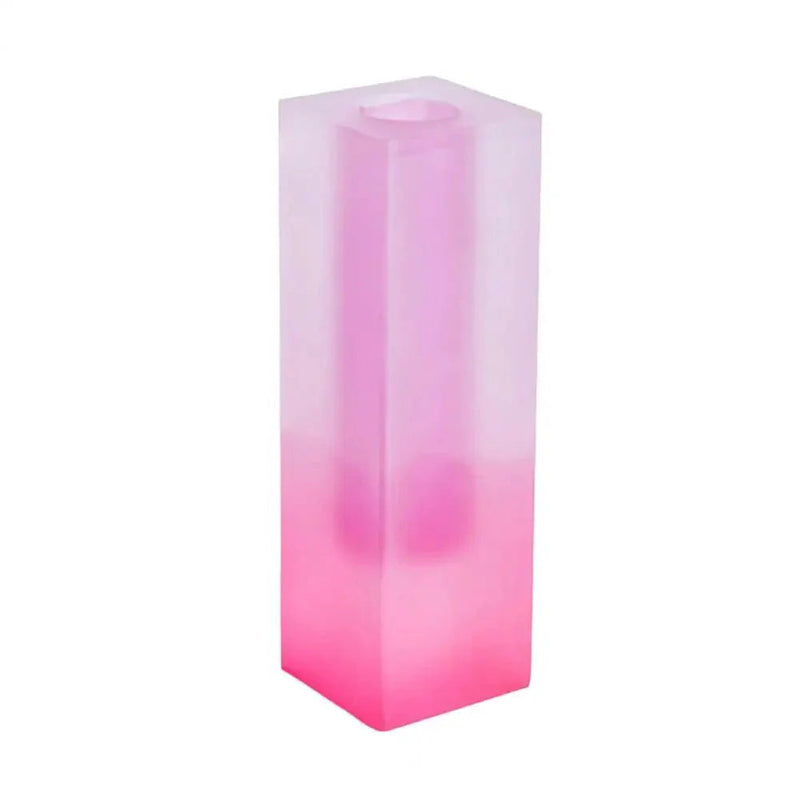 SleekLook – Firkantet vase med geometrisk design til perfekt blomsterdekoration