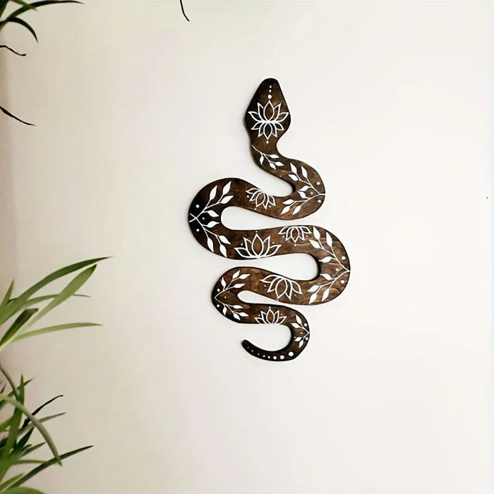 LotusSerpent – Boheme-inspireret slangewallart til spirituelle interiører