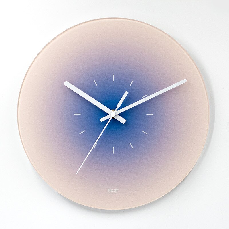 TimeVista - Elegant vægur i glas med minimalistisk, moderne charme