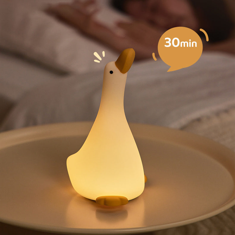 LumiGoose - Yndigt LED-natlys med et squishy gåsedesign